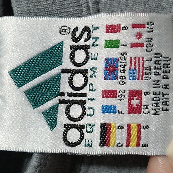 Adidas Equipment 90's Shirt Sz.L Made In Peru Unisex (X-55 CRATE) - Picture 4 of 7